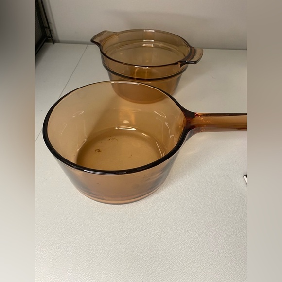 CorningWare Visions/Pyrex vintage amber double boiler P83C, V-20-B, V-15-B - Picture 10 of 15